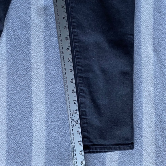 Madewell Slim Straight Leg in black "Richgrove Wash" Size 28 Tall - Picture 9 of 15